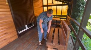 Садовая мебель своими руками из подручных материалов.