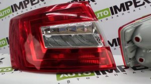 Skoda Octavia A7 2013-2017 года. Фонари задние ламповые