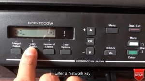 Brother DCP T500W Wifi Setup || How to connect Printer to Wireless Network