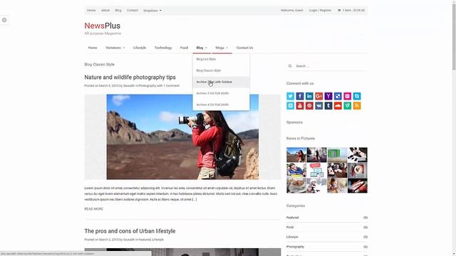 NewsPlus - Magazine/Editorial WordPress Theme v2.4.2 смотреть онлайн