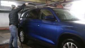 ФОМ ХИРОС (FOAM HEROES) ГИДРОФОБНЫЙ СОСТАВ «MAD DROPS». ПРОВЕРКА НА ПРОЧНОСТЬ НА ШКОДА КОДИАК.