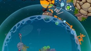 Angry Birds Space Прохождение Pig Dipper. Уровень 6-18