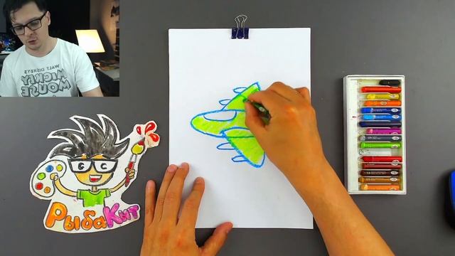 Как нарисовать САМОЛЕТ - уроки рисования от РыбаКит смотреть онлайн