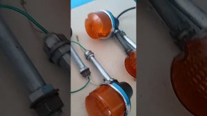 Поворотники для мотоцикла ЯВА с оригинальными стеклами Чехословакия