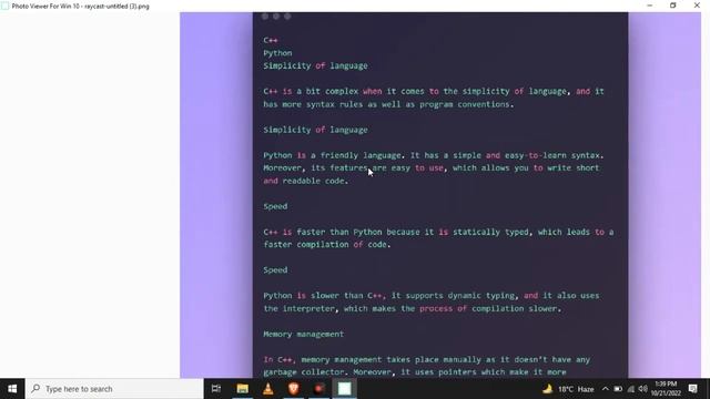 c++ vs python | Difference between c++ and python | Explain смотреть онлайн