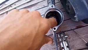Замена вала на Yamaha 2.5 four stroke