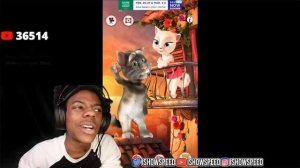 IShowSpeed HATES Playing Tom Loves Angela (FULL VIDEO)