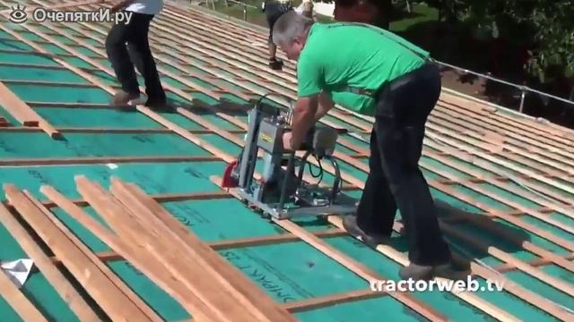 УДИВИТЕЛЬНАЯ МАШИНКА КРОВЕЛЬЩИКА.