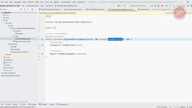 2. Spring Boot | Pagination & Sorting | Introduction to PagingAndSortingRepository | @PratikDandare смотреть онлайн