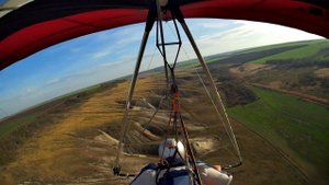 Парение в динамике дельтик Discus 14, Воронеж, Сасовка. Второе знакомство.