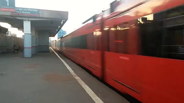 ЭД4МКМ-АЭРО-0003 Аэроэкспресс На станции Тимирязевская С приветливым машинистом смотреть онлайн