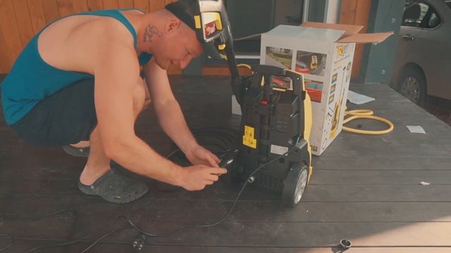 Что может китайская мойка высокого давления Reap ABW-VTB-90 за 5000 рублей? смотреть онлайн