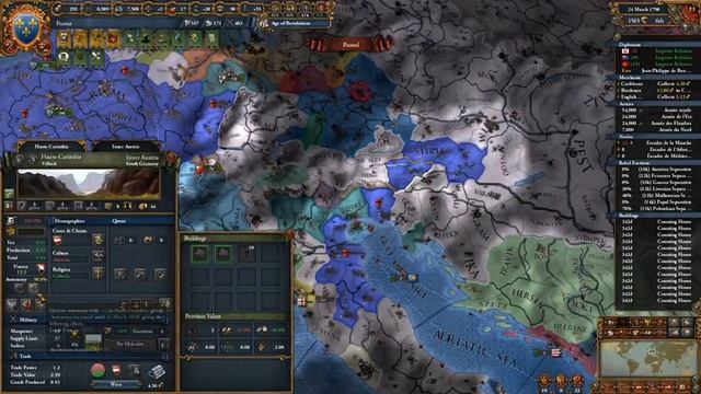 Jsme v tom až po bagety | Europa Universalis 4 (Napoleon) #3 смотреть онлайн