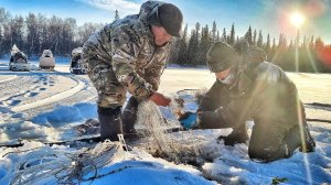 ПРОВЕРКА СЕТЕЙ В -30 И ОПЯТЬ ЖЁСТКО НАКАЗАН! САМОЕ СТРАШНОЕ ОЗЕРО ЯКУТИИ 2