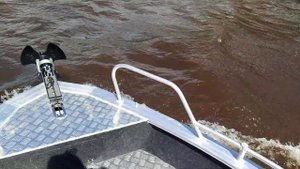 Орионбот 43 Фиш, Ямаха 40 Эндуро, обкатка двигателя.