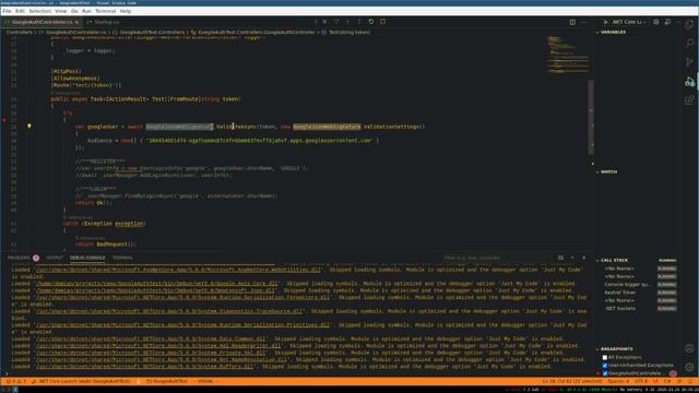 .NET Core Google Authentication and Authorization