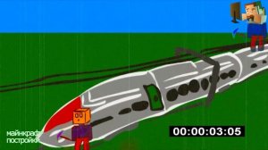 Поезд В Майнкрафте PE/The Train In Minecraft PE/Майнкрафт постройки