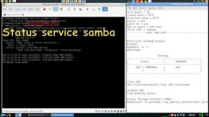 Configure samba on server debian (Test on Client Terminal, Ubuntu GUI and Windows)