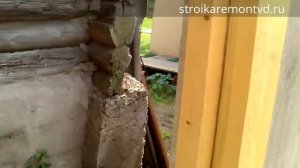 Строим сарайчик для дров (дровник, навес) часть 2 - доделка каркаса и задняя стенка