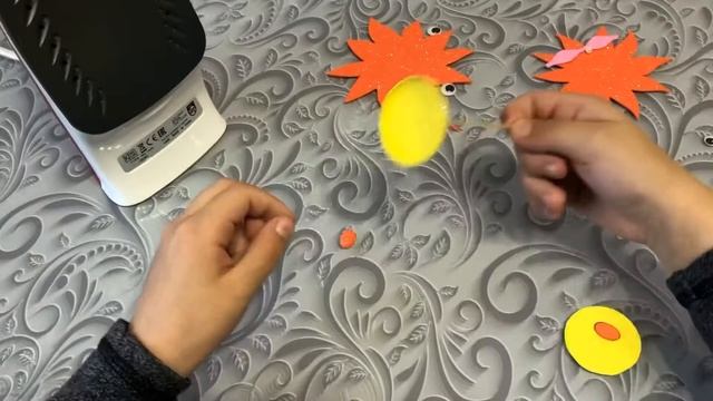 Магнит Солнышко из фоамирана. Поделка в садик. Своими руками. Быстро, просто. Для детей. Идея смотреть онлайн