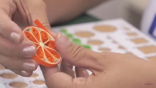 Patch  Arte com Lanmax - aula145 - Guirlanda em quilling