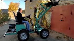 Самодельный погрузчик гидроход