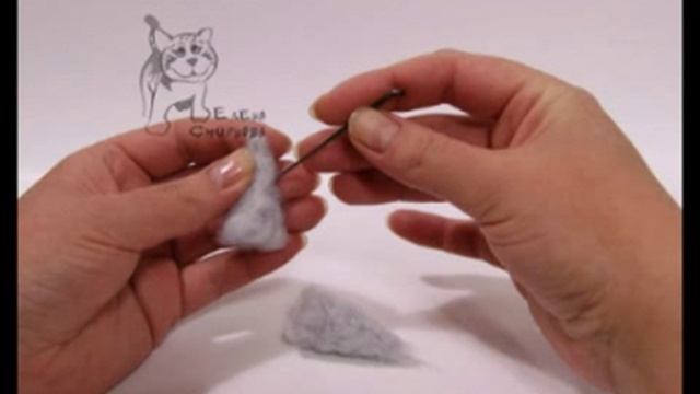 Мышонок из шерсти мастер класс смотреть онлайн