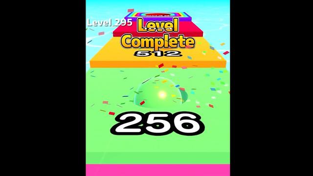 Ball Run 2048 - All Levels Mobile Gameplay Walkthrough Android iOS (Level 291-300)