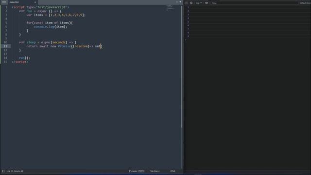 JavaScript Loop with Await / Async