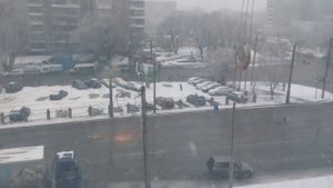 Короткое замыкание троллейбусной линии