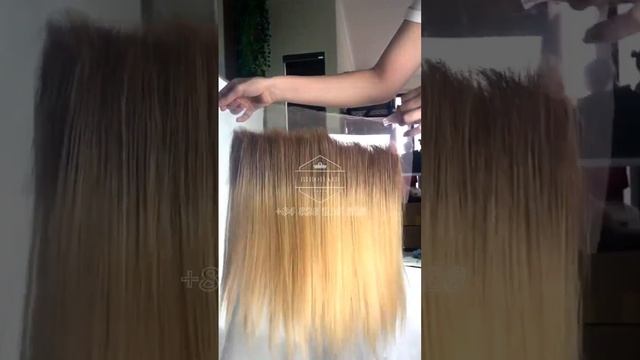 Swiss lace frontal blonde hair from Bibo Hair +84828210888 #wefthair #hairfactory #wigshop #hairsho