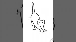Как быстро нарисовать кошку ?
