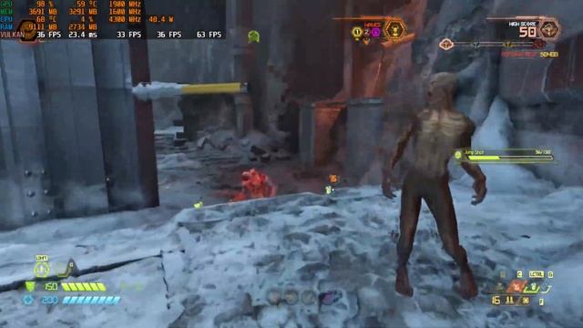 DOOM ETERNAL Tested on AMD Ryzen 5 5600G | LOW - ULTRA NIGHTMARE | 1080p - 900p - 720p #benchmark смотреть онлайн