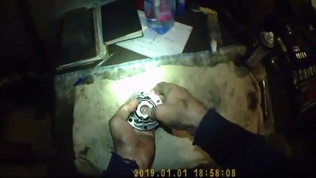 замена подвесного подшипника заднего кардана IX35.mp4 смотреть онлайн
