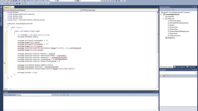 Convert Visual Basic for Applications Macro to C# 4.0