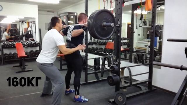 Присед в ТЗ Титан , г.Белорецк 140-160-170кг смотреть онлайн