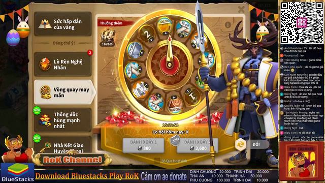 🔴 1 Ngày Nạp 20 triệu vào game. Vòng quay max Tướng. Pass 4 :6 đạo đấm nhau.KvK mới nhiều pha lê hơ