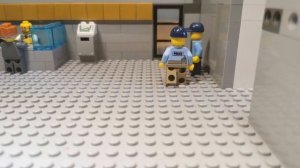 Ограбления банка лего мультик (1 часть)  Bank robery lego cartoon  part 1