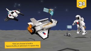 LEGO ЛЕГО Creator 3-in-1 Космический шаттл 31134