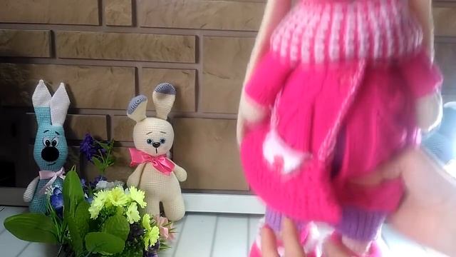 Навязала Зайка крючком Зайка Тильда смотреть онлайн