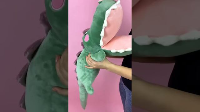 Большая мягкая игрушка Зеленый Крокодил / Плюшевая детская игрушка 90 см / Игрушка-подушка для детей смотреть онлайн