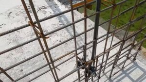 Закладка труб в монолитные стены Электрика от застройщика Тюмень