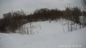 СНОУТЮБИНГ.  Весело катаемся с горки на ватрушке-тюбинге и ледянках.