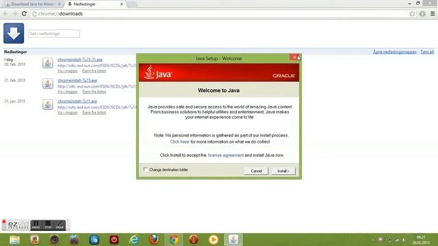 Installere Java på Windows 8 Google Chrome смотреть онлайн