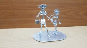 Фигурки из гаек,болтов,гвоздей..mp4