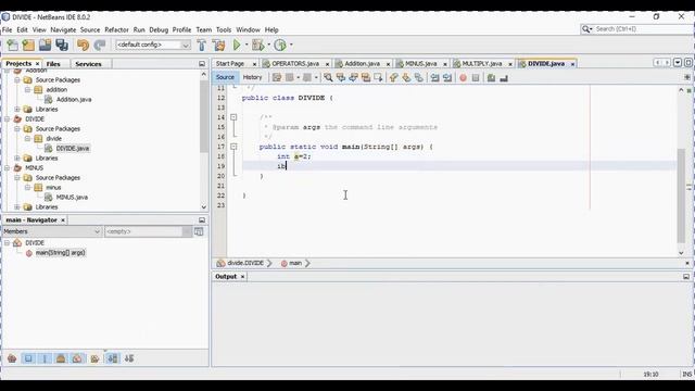 DIVIDE OPERATORS IN JAVA USING NETBEANS (NapTechPK) смотреть онлайн