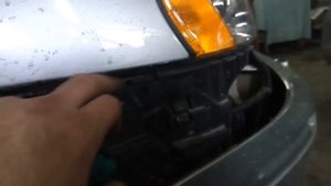 Как снять бампер на Volvo s60