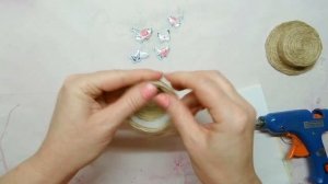 ШЛЯПКА ДЛЯ КУКЛЫ ИЗ ДЖУТА .БЫСТРО И ПРОСТО . DIY. Hat for doll