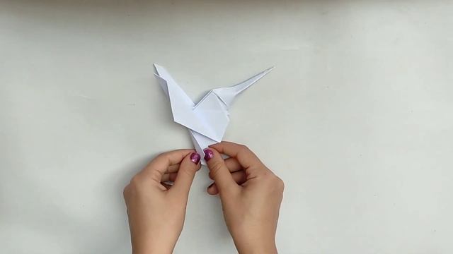 Easy tutorial on how to make an origami bird without using glue смотреть онлайн