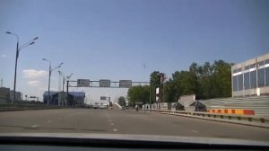 Дорога в аэропорт Внуково (Moscow, a way to the airport Vnukovo then to home)